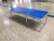 F5-19774 folding triplex aluminum dining table outdoor easy to carry conjoined picnic table meeting leisure table