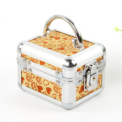 Aluminum jewelry jewel box jewelry box portable jewelry store luggage gifts