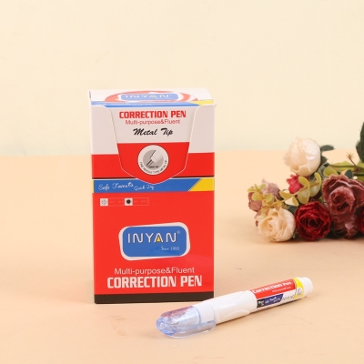 Correction fluid correction pen quick dry environmental student stationery.