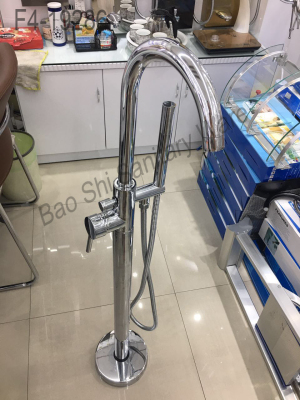 Model with faucet manufacturers selling copper chrome tub shower faucet