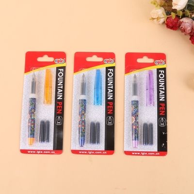 The student stationery pen can absorb ink to replace the ink sac pen.