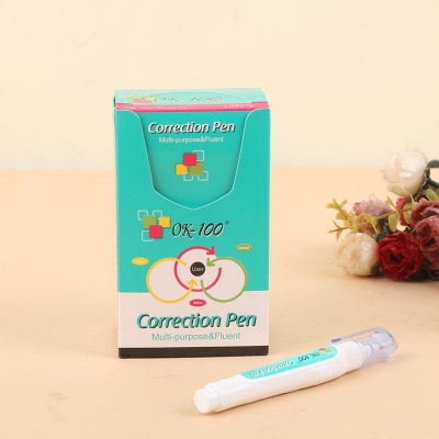 Correction of the correction of the correction fluid pen students use non - toxic white office work.