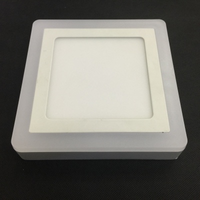 LED bright sectional acrylic dimming two - color RGB square panel lamp