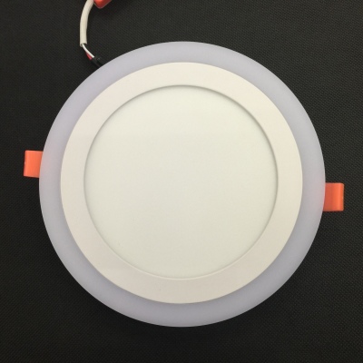 LED ultra-thin segmented acrylic dimming two-color RGB circular panel lamp