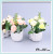 The Artificial flower set silk flower lily flower decoration flower living room flower arrangement green plant flower pot