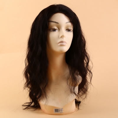 Real hair wig long hair Real hair style Real hair curly suit long hair of women can be ironed and dyed