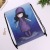 New Polyester Cartoon Cute Polyester Waterproof Drawstring Small Backpack Drawstring Drawstring Pocket Factory Customized