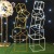 Wedding wrought iron flower decoration props 5 pieces.