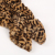 Leopard Print Winter Warm Large Intestine Scarf, Women's Large Intestine Scarf, South Korean Velvet Women's Scarf