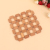 Double color pad heat insulation pad health and environmental protection bamboo cushion cup mat.