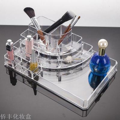 Large Plastic Desktop Storage Box Bathroom Waterproof Transparent Jewelry Box 1541