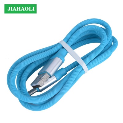 Q data line cell phone quick charging cable Apple Android interface is PVC material.