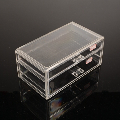 Guan Yu multi-functional transparent drawer Desktop Organizer luxury acrylic cosmetic storage jewelry box