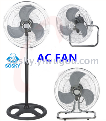 New  Three-in-one floor fan hollow aluminum leaf Fan Fan ceiling fans fan hanging wall fan 220V 110V customization