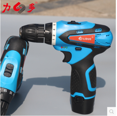 Liduo 12V Electric Hand Drill Rechargeable Electric Drill Electric Screwdriver Lithium Battery Cordless Drill