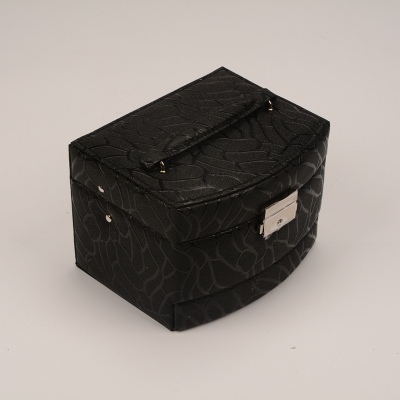 Guan Yu s automatic three-layer hand jewellery storage box jewelry box high-grade PU new spot