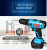 Liduo 21V Electric Hand Drill Rechargeable Electric Drill Electric Screwdriver Lithium Battery Cordless Drill