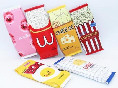 Korean Stationery pen box simulation fun stationery bag Students large capacity pencil bag