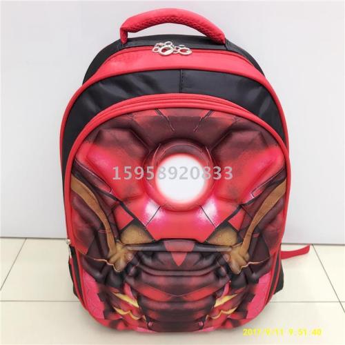 factory direct schoolbag backpack cartoon bag backpack 3d bag children bag student bag gift bag trolley bag