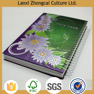Arab coil this, right turn over this, alternate page this student flowers and plants notebook