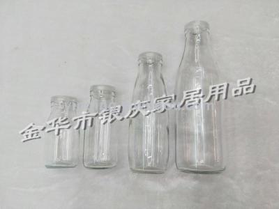 Glass milk bottle Glass bottle