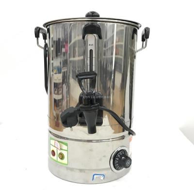Commercial bulk water meter stainless steel tea kettle of soup boil water cooler water heater open bucket bucket