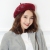 Pure colour wool beret hat female autumn and winter day painter hat bud hat small fresh hat winter female tide.