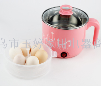 Mini stainless steel multi-function cooker dormitory in the opening quarter electric hot pot gift 16/18cm