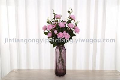 Rose wedding supplies simulation flower artificial flower hotel interior decoration festive supplies