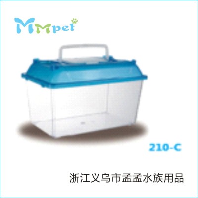 210-c mini fish tank pet plastic bag box turtle pet viewing box