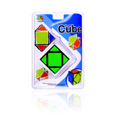 Manufacturer direct selling pan xin slanting to a generation of special-shaped rubik's cube (blister packaging, white bottom)