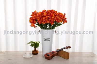 Hotel lily flowers artificial flowers home floral interior decoration decoration