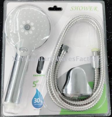 Hotel bathroom plating multi-function hand shower hose shower spray set