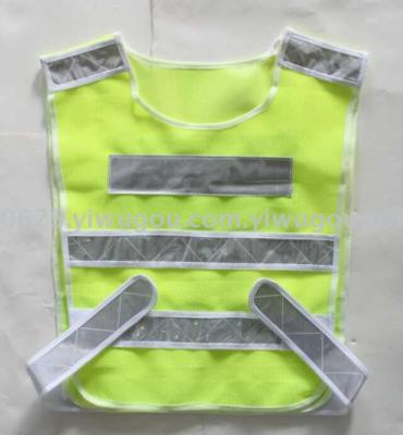 Reflective vest traffic work vest reflective safety clothing cycling reflective vest manufacturers direct sale.
