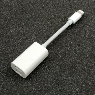 Apple 7 adapter combo audio headset charging double lightning-wire extension cable