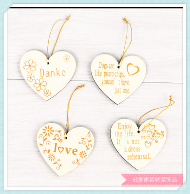 Wooden listing creative words listing custom Wooden crafts pendant