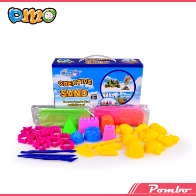 Manufacturers Direct 600G4 ribbon Mold space sand set children's Educational toys sand color sand