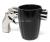 Revolver ceramic mugs electroplated pistol mugs pistol shaped mugs bullet through mugs