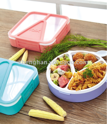 Plastic seal lunch boxes children's plate lunch box