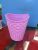 New plastic pen container desktop small storage bucket can hang mini storage basket