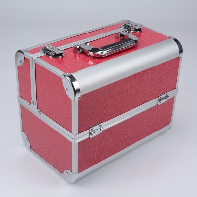 Manufacturers supply tool box make-up nail case professional beauty nail tool case aluminium cosmetic case
