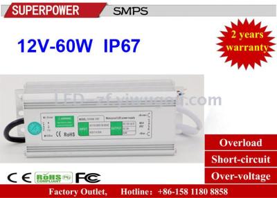 Waterproof IP67 LED switching power supply DC 12V60WA the new monitor adapter