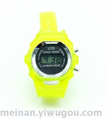 Children's Candy-colored electronic student watches