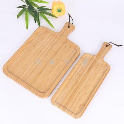 Creative environmental protection antibacterial bamboo pizza board, bread board, bamboo vegetable board