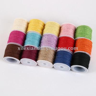 Factory Direct Sales Colored Hemp Rope Decorations Vintage High Quality DIY Handmade Braided Rope