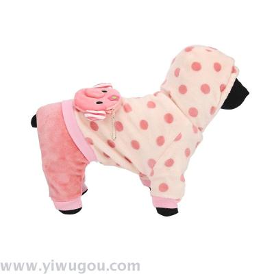 Pink poodle puppy coat