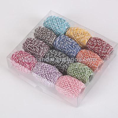 Factory Direct Sales 10 M Rugby Paper String DIY Material Bandage Rope