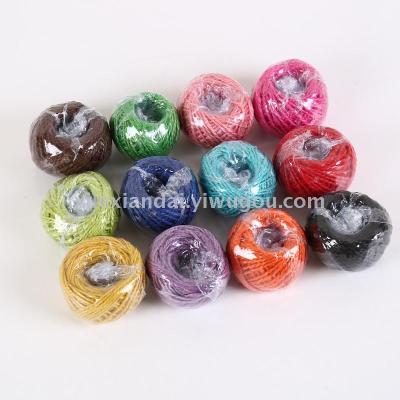 Factory Direct Sales Kindergarten Wall Decoration Charm Hanging Decoration Color Woven Hemp Rope