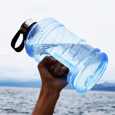 Creative Portable Large Capacity Plastic Water Cup Student Fitness Outdoor Sports Bottle