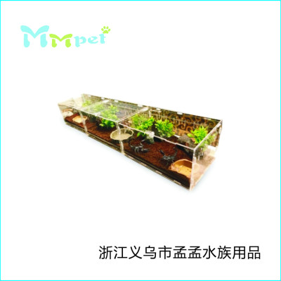 Hermit crab thickened version of the raised box advanced acrylic assembly cylinder crawling pet breeding box